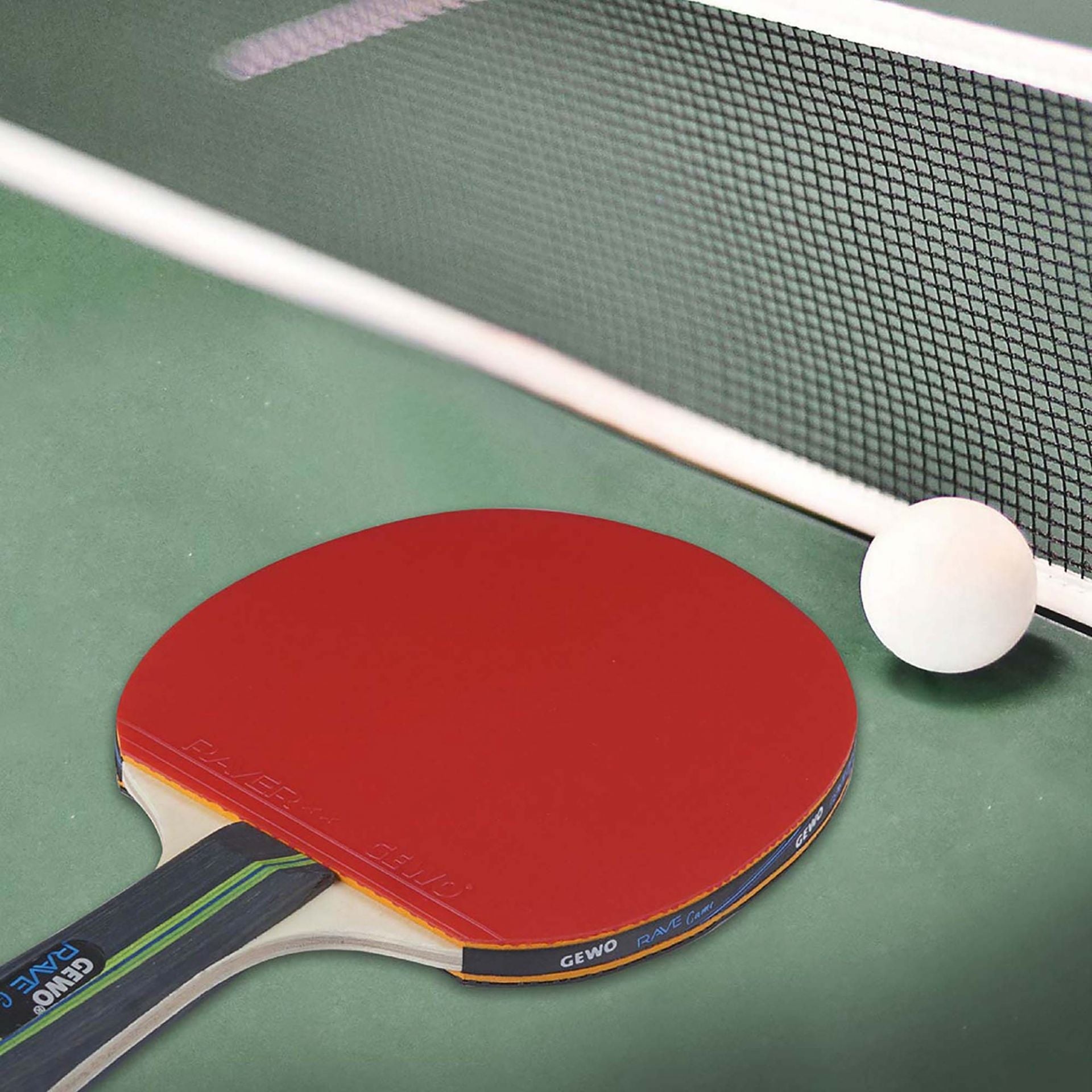Rave Racket GEWO Rave Game Pre-Assembled Table Tennis Racket – GEWO USA