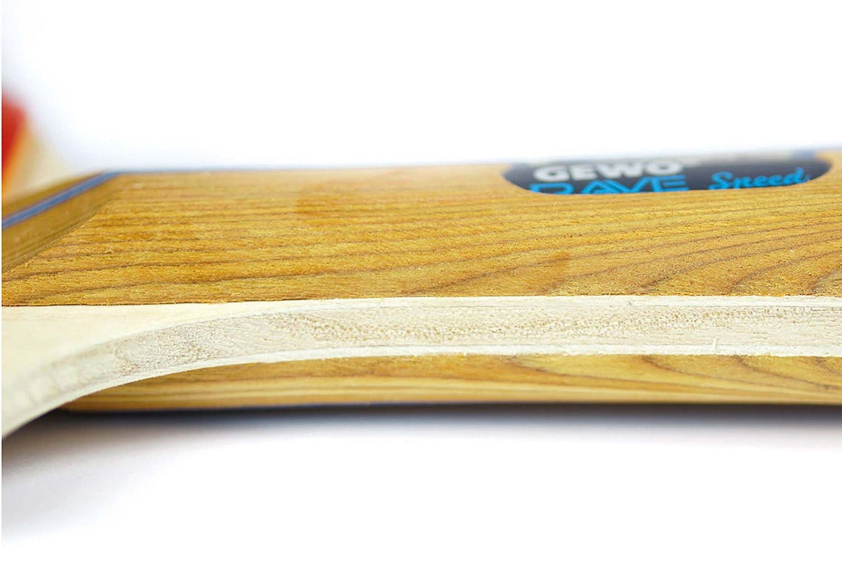 GEWO Rave Speed – Pre‑Assembled Table Tennis Racket - Ply