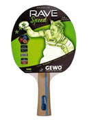 GEWO Rave Speed Spin Oriented – Table Tennis Racket Set - Flared