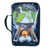 GEWO Rave Speed Spin Oriented – Table Tennis Racket Set - Packaging