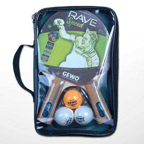 GEWO Rave Speed Spin Oriented Table Tennis Racket Set