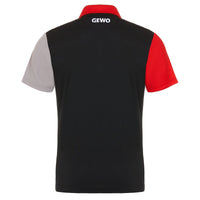 GEWO Ravenna Cotton Shirt - Black/Red - Back View