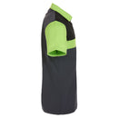 GEWO Ravenna Cotton Shirt - Gray/Lime - Left-Side View
