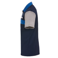 GEWO Ravenna Cotton Shirt - Navy/Royal Blue - Right-Side View