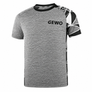 GEWO Shirt Arco - Grey Melange and Black - Front View