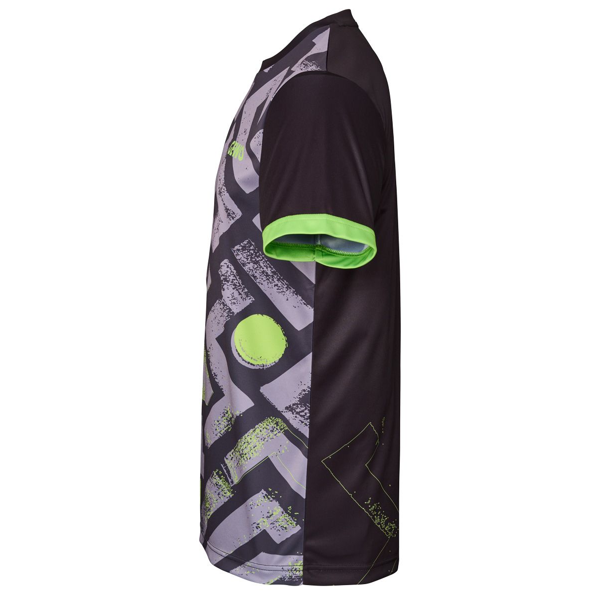 GEWO Shirt Louis - Gray/Lime-Side