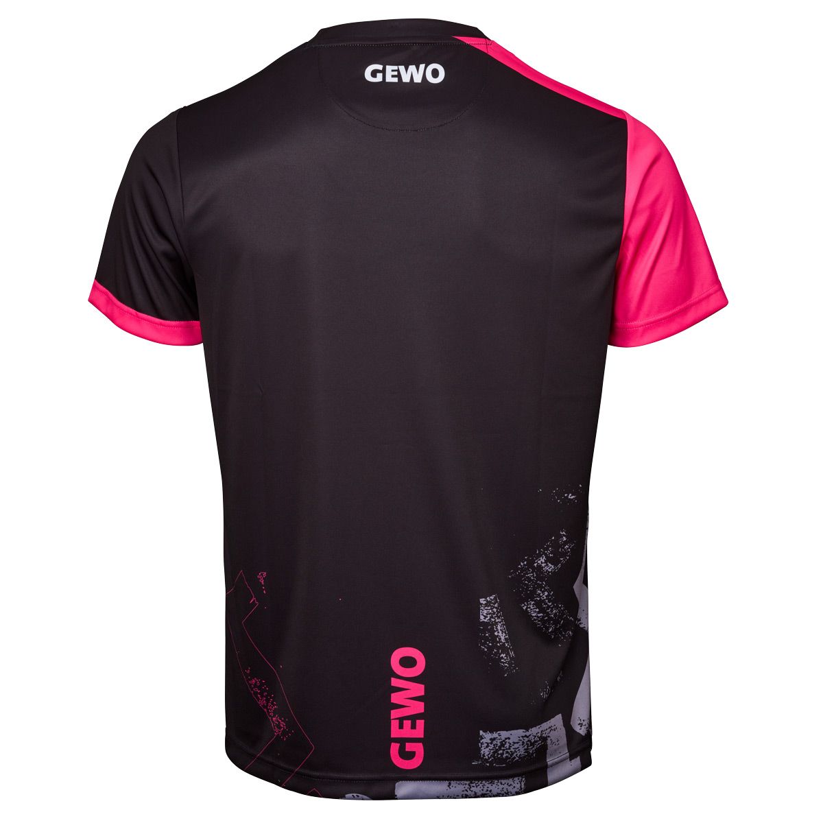 GEWO Shirt Louis - Gray/Pink-Back