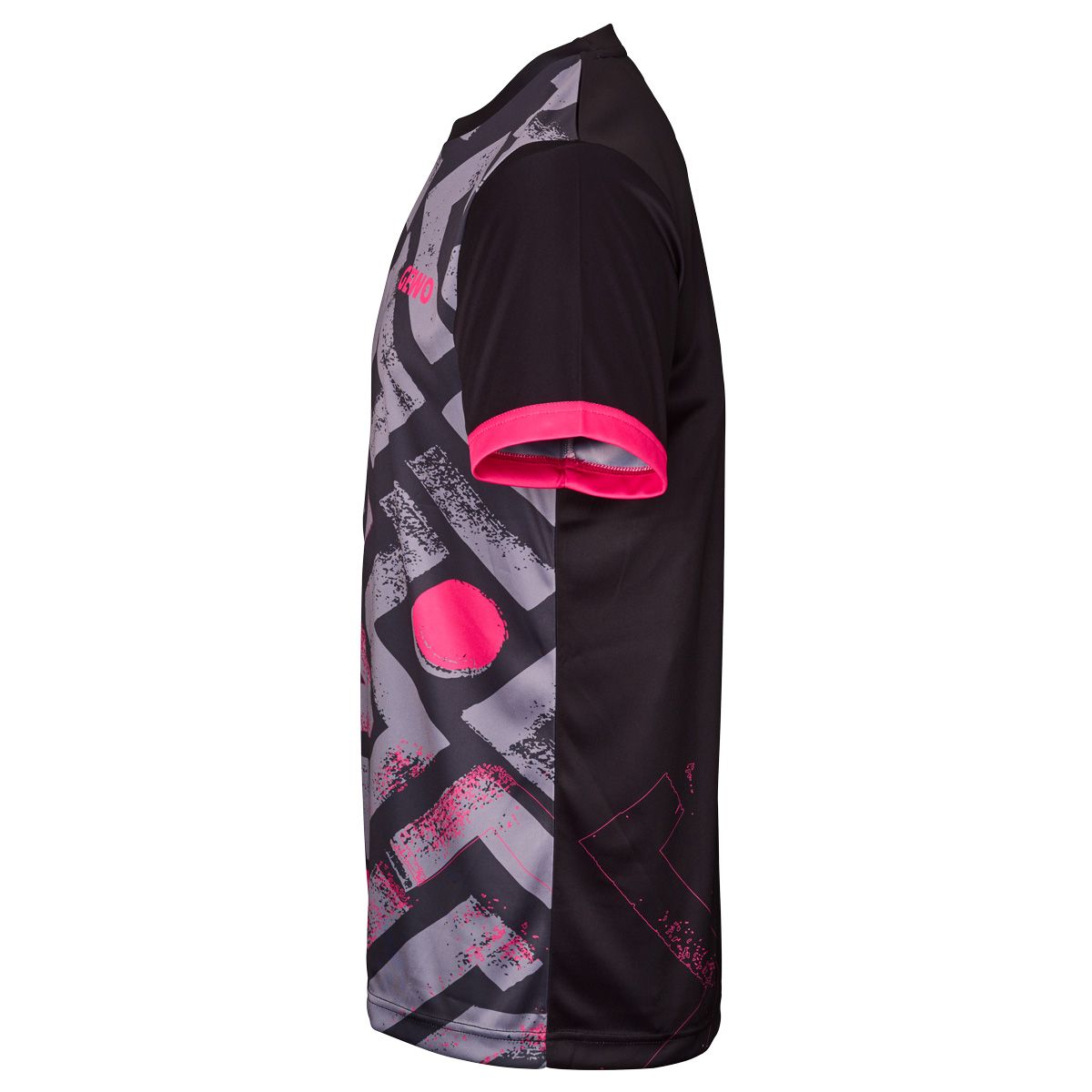 GEWO Shirt Louis - Gray/Pink-Side