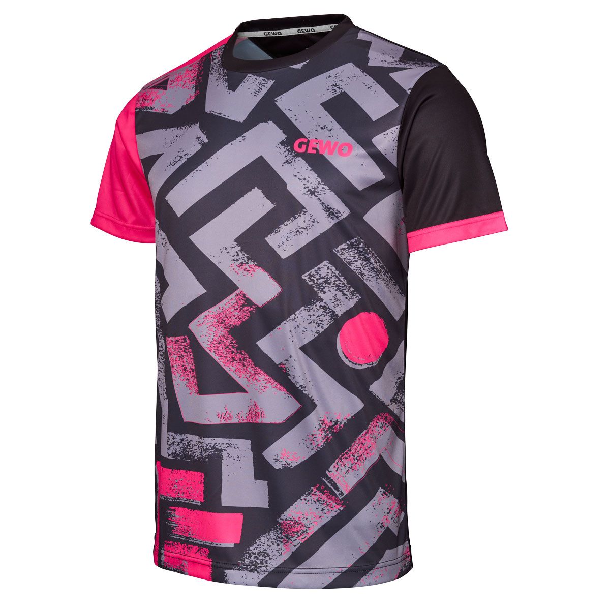 GEWO Shirt Louis - Gray/Pink 