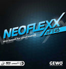 GEWO Zoom Balance "All-Round Offensive" Combo Special with Neoflexx Rubber - GEWO Neoflexx eFT 45 