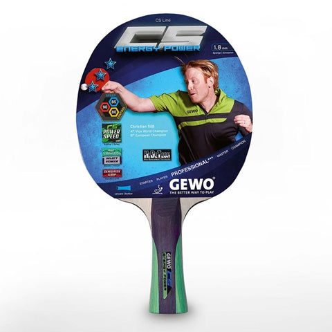 GEWO CS Energy Power Pre-Assembled Table Tennis Racket