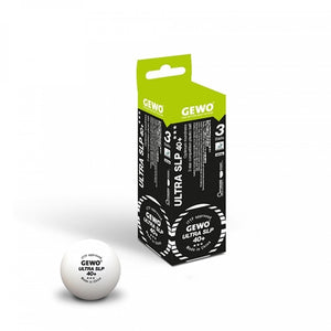 GEWO Ultra SLP 3 Pack Seamless Table Tennis Ball