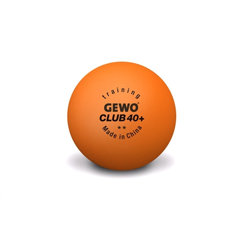 GEWO club Training Ball 40+ - Table Tennis Practice Ball 72 Pack