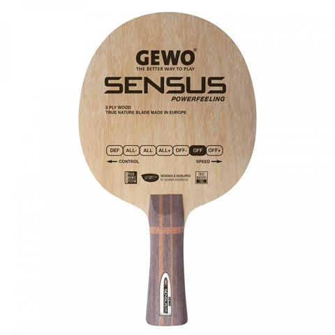 GEWO Sensus Powerfeeling Offensive Table Tennis Blade